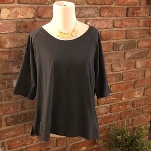 LOFT LARGE VINTAGE SOFT SHIRT DARK BLUE